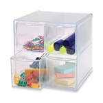 Sparco SPR82977 Storage Drawer Organizer 4 Clear 6"X6"X6.8". Fixed Price $36.26.