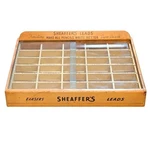 Vintage Sheaffer Pencil Lead Store Display Case Glass Sliding Doors Antique. Fixed Price $299.99.