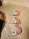 Lot Of 3 Zoro Select 4ERV8 Steel Hook,orange Vinyl Coated. Fixed Price $19.95.