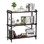Uimoso Metal Bookshelf 3-TIER Industrial Storage Display Rack Shelving. Fixed Price $65.99.