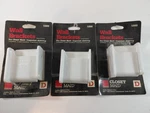 3-PACK Vintage Closetmaid Wall Brackets 1000 White Plastic Shelf Supports New. Fixed Price $63.44.