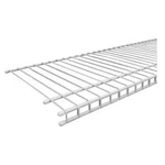 Closetmaid 4714 Superslide 12" X 48" 1" White Wire Wall Mount Shelf 6PK. Fixed Price $72.51.