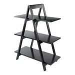 Winsome Aaron 3-TIER A-frame Contemporary Solid Wood Book Shelf Black. Fixed Price $102.86.