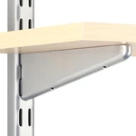 John Sterling Dual Trak Adjustable Wood Shelf Bracket, 7-INCH, Platinum, 0122-7P. Fixed Price $10.81.