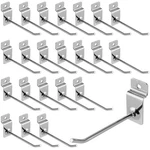 Muklei 100 Pcs 4 Inch Silver Hooks Gridwall Panel Wal.... Fixed Price $31.77.
