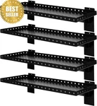 Slatwall Shelf 24X10" Pack Heavy Duty Black Retail Garage Storage. Fixed Price $158.99.