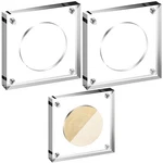 2 Pack Challenge Coin Display Holder Stands Case Square Shape Acrylic Capsule.... Fixed Price $27.16.