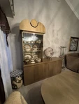 Custom Handmade Light Wood China Cabinet With Glass Display & Storage. Fixed Price $2000.00.