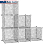 Modular Plastic Cube Storage Organizer Sturdy Shelving Unit Home Items New. Fixed Price $30.44.