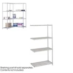Safco 36"X18" Industrial Add-on Unit Gray. Fixed Price $260.84.