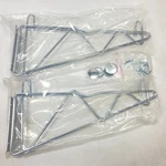 Quantum Storage 14" Wall Mounted Wire Shelf Cantilever DWB14 Chrome For Single. Fixed Price $24.99.