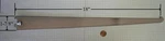 Kason #120 Shelf Bracket, 18", Steel, Polish Chrome Finish, With Tightening Nut. Fixed Price $9.95.