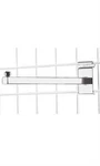 24 Straight Faceout Arms Ball 12" X 1" Chrome Wire Slat Gridwall Clothing. Fixed Price $84.95.