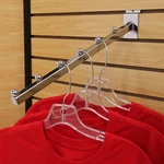 Lot Of 10 Waterfall Faceout Ball Slatwall Grid Chrome Square Tube 16". Fixed Price $48.99.