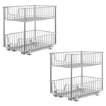 Pack- Trinity 2-TIER Wire (4 Drawers Total) TBFC-2206 Baskets Cabinet. Fixed Price $59.99.