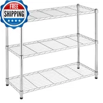 Whitmor 3 Tier Shelving Unit Metal Storage Shelves 400 Lbs Capacity Per Shelf. Fixed Price $132.45.