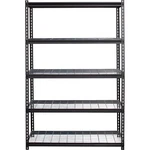 Lorell Shelving, Wire, Boltless, 2300 Lb. Cap, 72", X 48" 18" Depth, Black. Fixed Price $233.65.
