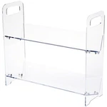 Plymor Acrylic 2-SHELF Cd/dvd Display Shelving, 21.25" X 24.5" W 8.25". Fixed Price $251.30.