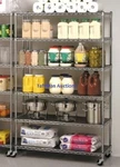 Seville Commercial Industrial Restaurant Storage Rack Wire Shelving 6CT 48X18X72. Fixed Price $189.95.