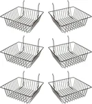 Econoco Small Wire Display Basket, 12 X 4 H, Fits Grid Panels, Slatw. Fixed Price $89.30.