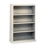 Tennsco B-53LG 4-SHELF Stationary Bookcase, 52"X34-1/2" Light Gray. Fixed Price $513.99.