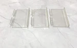 3 Pc Slatwall Shelves Shelf 8'' X 4" Slanted Display Styrene Clear Acrylic. Fixed Price $21.50.