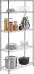 5-TIER Heavy Duty Adjustable Shelving Unit, 200-LB Per Shelf Nsf Certified Metal. Fixed Price $158.99.