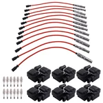 Ignition Coil & Spark Plug Wire Kit For Mercedes Benz R500 S350 B200 Models. Fixed Price $122.48.