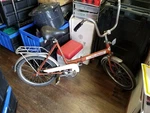 1970S Jc Penney Auto-mini Folding Bicycle Rare W/ Monkey Bars & Rear Rack. Fixed Price $150.00.