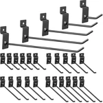 Moxweyeni 50 Packs Slatwall Hanging Hooks Display Accessories 2",. Fixed Price $26.97.