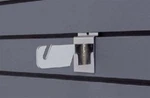 Store Fixture Supplies 4 Chrome Slatwall Grid Cube Adapters. Fixed Price $16.50.