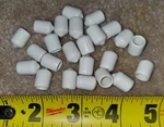 24 - Closetmaid Large Ventilated White Shelf End Caps. Fixed Price $6.99.