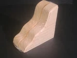 (pack Of 2) Real Wood Handcrafted 5-3/4 X 1-3/8 Shelf Brackets Juma Farms La. Fixed Price $15.60.
