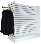 Gondola White Slatwall Merchandiser Econoco WDSWH48WH. Fixed Price $657.28.