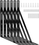 Pack Shelf Brackets 16 Inch X 10 Shelving Thick Wall .... Fixed Price $37.93.