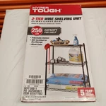 Hyper Tough 3-TIER Wire Shelving Unit Black Adjustable Storage Rack New. Fixed Price $45.00.