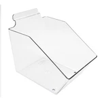 Sswbasics Clear Plastic Dump Bin For Slatwall - 6 X 5 7 Set Of 2. Fixed Price $22.58.