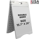 Durable Waterproof Sign Double-sided A-frame Portable Marketing Display Us. Fixed Price $136.78.