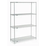 Nexel 21487C Chrome Wire Shelving 48"W 21"D 74"H. Fixed Price $236.21.