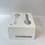Chambong Metal Stand White Holds Classic, Mini, Acrylic Glasses 2. Fixed Price $30.00.