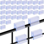 36PACK Reusable Plastic Wire Shelf Label Holders, Gridwall Sign Clip Store Sale. Fixed Price $17.99.