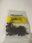 (20-PK) Hillman Shelf Pins Plastic Fluted Brown 1/4" 881498. Fixed Price $13.99.