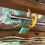 Vaswani Clamp-on Hangrail For Horizontal Double Bar 60" Display. Fixed Price $49.99.