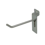 Store Display Fixtures 25 New 4" Long Chrome Slatwall Peghooks. Fixed Price $24.50.