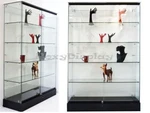 72-INCH Tempered Glass Tower Display Frameless Showcase With Locks And Shelves. Fixed Price $495.00.
