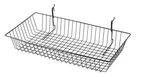 & Wire Grid Basket Black 24" X 12" Powder Coat. Fixed Price $25.97.