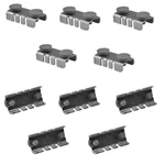 10PC Center Shelf Rest Clips & Rubber Cushions To Hang Glass Wood Metal Shelves. Fixed Price $16.99.