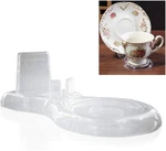 Artliving Clear Teacups Saucer Display Easel Stand Holder,set Of 6. Fixed Price $14.75.