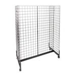 Black Grid Gondola Unit - Includes Base And Casters. Fixed Price $209.00.