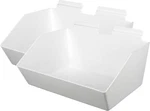 Bins Dump Acrylic White 12 X 9 5 Retail. Fixed Price $39.95.